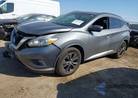 2017 Nissan Murano Sv из США, поврежденный, VIN 5N1AZ2MH9HN179607